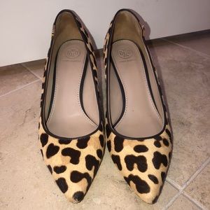 Tory Burch leopard kitten heel